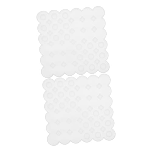 Gadpiparty 2 Stück Silikon Untersetzer Form Diy Epoxidharz Gießform Kreativ für Dekorative Blumenmuster Untersetzer Herstellung Kompakt und Praktisch von Gadpiparty