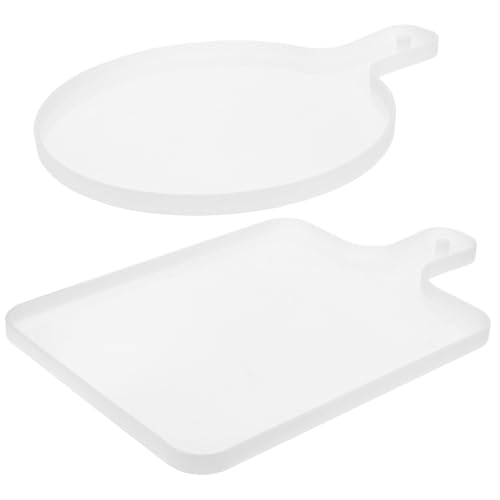 Gadpiparty 2 Stück Silikonform Tablett Teilig Große Runde und Quadratische Gießform für DIY Tray Mold Schmuck und Dekorationsherstellung Glatte Oberfläche Langlebig Kreativ Gadpiparty 2 Stück Silikonform Tablett Teilig Große Runde und Quadratische Gießform für DIY Tray Mold Schmuck und Dekorationsherstellung Glatte Oberfläche Langlebig Kreativ von Gadpiparty