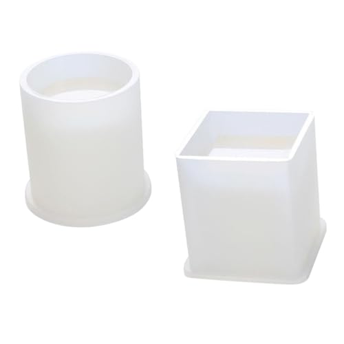 Gadpiparty 2 Stück Silikonform für Diy Stifthalter Epoxidharz Gießform für Bastelprojekte Wiederverwendbar Leicht zu Reinigen für Stifthaltern und Objekte von Gadpiparty