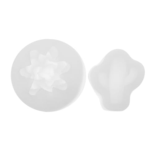 Gadpiparty 2 Stück Silikonform für Handgemachte und Kaktus Sukkulente Gießform Flexible und Reißfeste Formen für DIY Projekte und Bastelarbeiten von Gadpiparty