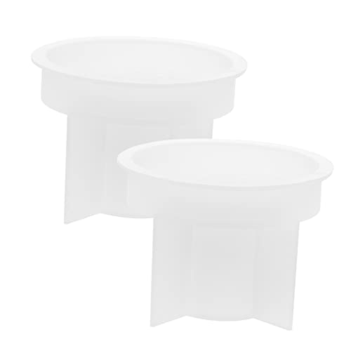 Gadpiparty 2 Stück Silikonformen für Kerzenhalter Flexible Gießform für Runde Kerzenständer für Diy Projekte und Bastelarbeiten von Gadpiparty