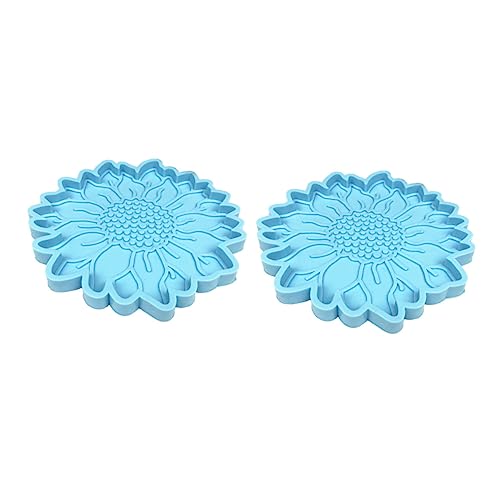 Gadpiparty 2 Stück Sonnenblumen Untersetzer Silikonformen Robuste Gießformen für Kristall Epoxidharz für DIY Bastelprojekte und Handwerksarbeiten Gadpiparty 2 Stück Sonnenblumen Untersetzer Silikonformen Robuste Gießformen für Kristall Epoxidharz für DIY Bastelprojekte und Handwerksarbeiten von Gadpiparty