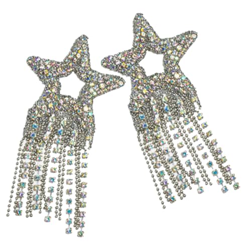 Gadpiparty 2 Stück Sternförmiger Strass Aufnäher Diy Kleidung Applikationen Rhinestone Patches für Handarbeit Dekorative Aufbügelbilder für Taschen Hüte und Mehr Gadpiparty 2 Stück Sternförmiger Strass Aufnäher Diy Kleidung Applikationen Rhinestone Patches für Handarbeit Dekorative Aufbügelbilder für Taschen Hüte und Mehr von Gadpiparty