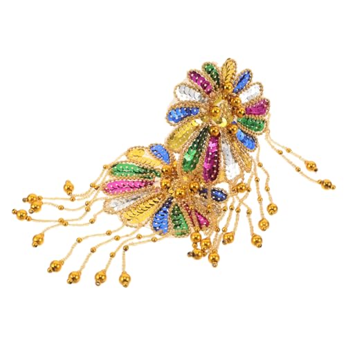 Gadpiparty 2 Stück Teiliges Handgefertigte Schulterbroschen mit Goldfarbenen Pailletten und Fransen Stilvolle Blumen-quasten-epaulette für Bühnenkostüme Tanz Party-accessoires Gadpiparty 2 Stück Teiliges Handgefertigte Schulterbroschen mit Goldfarbenen Pailletten und Fransen Stilvolle Blumen-quasten-epaulette für Bühnenkostüme Tanz Party-accessoires von Gadpiparty