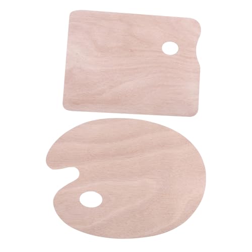 Gadpiparty 2 Stück Teiliges Holzfarbpalette mit Ergonomischem Griff Glatte Acryl und Ölfarben Mischplatte Praktische Malpalette für Künstler und DIY Malerei Oval Quadratisch Gadpiparty 2 Stück Teiliges Holzfarbpalette mit Ergonomischem Griff Glatte Acryl und Ölfarben Mischplatte Praktische Malpalette für Künstler und DIY Malerei Oval Quadratisch von Gadpiparty