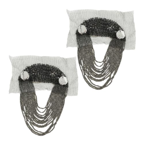 Gadpiparty 2 Stück Teiliges Modische Metall quasten Schulterklappen mit Abnehmbarer Kette Dekorative Schulterverzierung für Anzüge Jacken und Hemden Vielseitiges Accessoire für Partys und Gadpiparty 2 Stück Teiliges Modische Metall quasten Schulterklappen mit Abnehmbarer Kette Dekorative Schulterverzierung für Anzüge Jacken und Hemden Vielseitiges Accessoire für Partys und von Gadpiparty