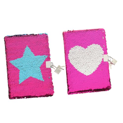 Gadpiparty 2 Stück Teiliges Pailletten Planer Notizbuch mit Schloss Kawaii Design für Schule Büro und Reisen für Notizen Listen und Farbenfrohe Wendbare Oberfläche Hochwertiges Gadpiparty 2 Stück Teiliges Pailletten Planer Notizbuch mit Schloss Kawaii Design für Schule Büro und Reisen für Notizen Listen und Farbenfrohe Wendbare Oberfläche Hochwertiges von Gadpiparty
