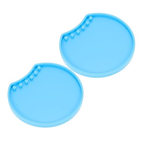 Gadpiparty 2 Stück Teiliges Silikon Formset für Runde Ohren DIY Haarschmuck und Epoxidharz Bastelbedarf für Kreative Kopfband Dekorationen Blau von Gadpiparty