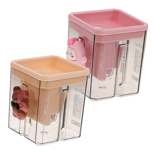 Gadpiparty 2 Stück Teiliges Tragbares Doppel Bleistiftspitzer Manuell Robust und Leicht für Schule Büro und Kreatives Design mit Niedlichen Motiven und Einfach zu Transportieren Gadpiparty 2 Stück Teiliges Tragbares Doppel Bleistiftspitzer Manuell Robust und Leicht für Schule Büro und Kreatives Design mit Niedlichen Motiven und Einfach zu Transportieren von Gadpiparty