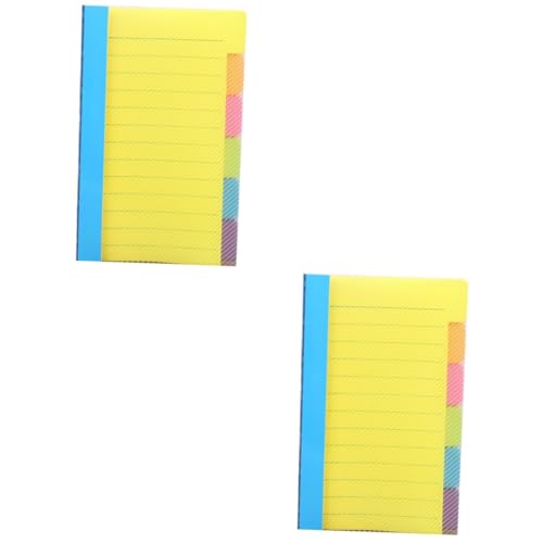 Gadpiparty 2 Stück To Do List Haftnotizen Bunte Notizblöcke Praktische Klebezettel für Büro und Zuhause Selbstklebende Notizen für Erinnerungen Gelb von Gadpiparty