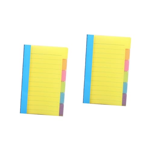 Gadpiparty 2 Stück To Do Liste Notizblöcke Bunte Haftnotizen für Büro Zuhause Selbstklebende Notizzettel für Planung Erinnerungen Gelb von Gadpiparty