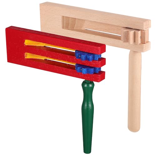 Gadpiparty 2 Stück Traditionelle Matraca-Ratsche Holzratsche Geräuschmacher Rassel Ratsche Schlaginstrument Spielzeug Für Fußballspiele Sportveranstaltungen Partys Gadpiparty 2 Stück Traditionelle Matraca-Ratsche Holzratsche Geräuschmacher Rassel Ratsche Schlaginstrument Spielzeug Für Fußballspiele Sportveranstaltungen Partys von Gadpiparty