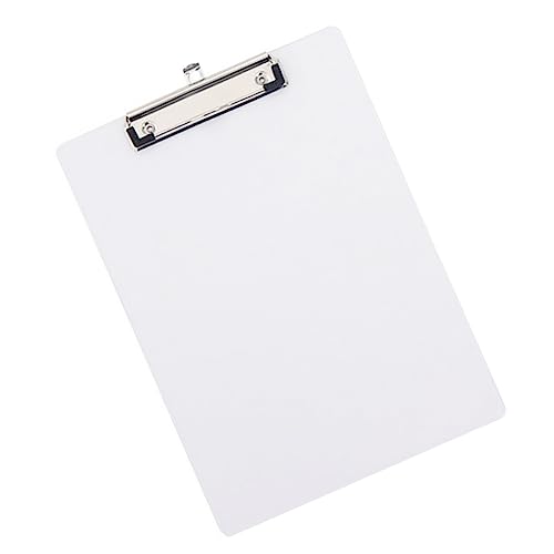 Gadpiparty 2 Stück Transparent PVC Klemmbrett mit Metallclip Multifunktionales Schreibbrett für Büro Schule und Zuhause Dokumentenablage und Notizen Organizer Tragbar und Langlebig Gadpiparty 2 Stück Transparent PVC Klemmbrett mit Metallclip Multifunktionales Schreibbrett für Büro Schule und Zuhause Dokumentenablage und Notizen Organizer Tragbar und Langlebig von Gadpiparty