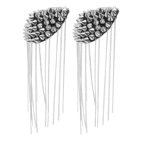 Gadpiparty 2 Stück Vintage Quasten Ketten Schulter Epauletten Modische Metall Schulterabzeichen für Damen und Herren Dekorative Kostüm Accessoires für Partys und Kostüme Gadpiparty 2 Stück Vintage Quasten Ketten Schulter Epauletten Modische Metall Schulterabzeichen für Damen und Herren Dekorative Kostüm Accessoires für Partys und Kostüme von Gadpiparty