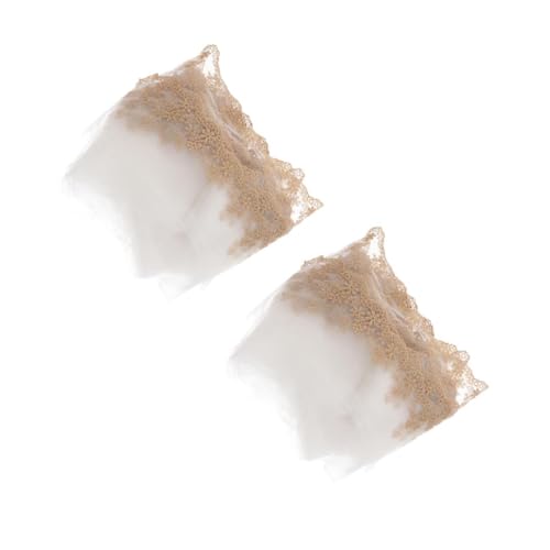 Gadpiparty 2 Stück Wasserlösliche Goldene Spitze Yards Blumenmuster Stickerei Spitzenband für Hochzeiten und Diy Projekte Elegantes Bastelmaterial für Kleidung und Dekorationen von Gadpiparty