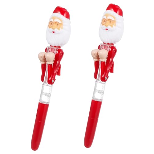Gadpiparty 2 Stück Weihnachts Kugelschreiber Santa Claus Stifte für Dekoration und Stressabbau für Studenten Bunte und Ansprechende Designs für Notizen und Bastelarbeiten Zufällige Farbe Gadpiparty 2 Stück Weihnachts Kugelschreiber Santa Claus Stifte für Dekoration und Stressabbau für Studenten Bunte und Ansprechende Designs für Notizen und Bastelarbeiten Zufällige Farbe von Gadpiparty