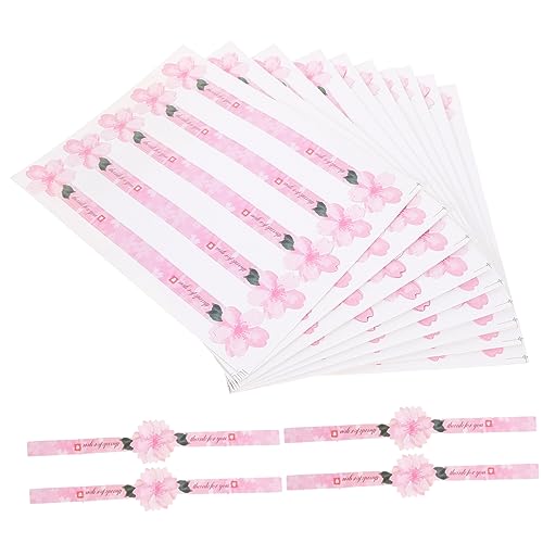 Gadpiparty 20 Blatt Dekorative Siegelaufkleber für Lebensmittelverpackungen Selbstklebende Etiketten für Backwaren für und Einladungsschreiben von Gadpiparty