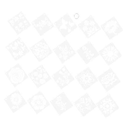Gadpiparty 20 Blatt Pflanzen Malerei Schablonen Wiederverwendbare Wandmalerei Stencils für Diy Projekte Geeignet für Wände Bastelarbeiten Einfach zu Reinigen und Praktisch von Gadpiparty