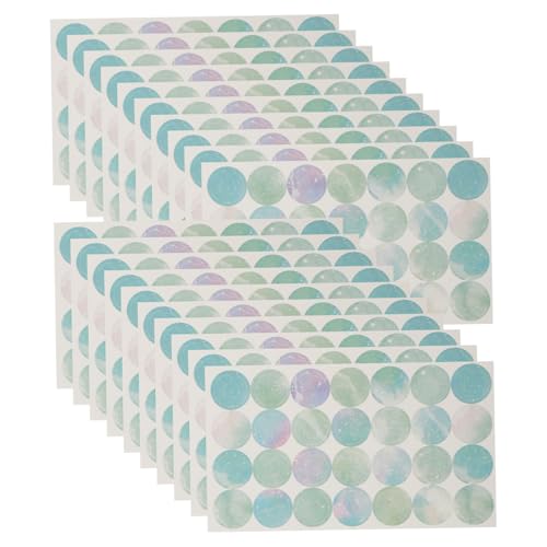 Gadpiparty 20 Blatt Schutzaufkleber -etikett Flecken Farbe Loch Bindemittelaufkleber Wenn Klebrig Etikettpapier Schnellhefter Stickbilder Registerkarten Verstärkungskreise Aus Papier von Gadpiparty