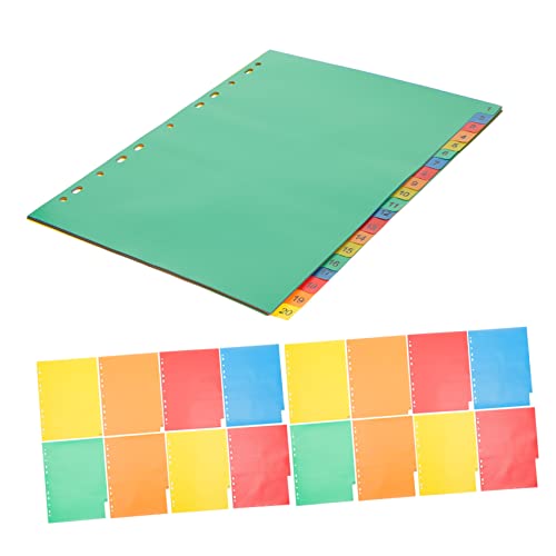 Gadpiparty 20 Blatt bunter Papierteiler Kartenteiler Ordnertrenner Nachfüllung Organizer-Papierteiler Nachfüllpapier für die Schule Nachfüllpapier nachfüllen Seitenteiler pp Gadpiparty 20 Blatt bunter Papierteiler Kartenteiler Ordnertrenner Nachfüllung Organizer-Papierteiler Nachfüllpapier für die Schule Nachfüllpapier nachfüllen Seitenteiler pp von Gadpiparty