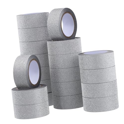 Gadpiparty 20 Rollen Glitter Washi Tape Glänzende Dekorative Klebebänder für Scrapbooking Diy Basteln Geschenkverpackung Hochwertige Langlebige Papierklebebänder mit Glitzereffekt von Gadpiparty