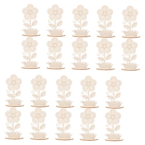 Gadpiparty 20 Stck Teiliges Unbemalte Holzblumen für DIY Bastelprojekte Stabile mit Glatter Oberfläche als Dekoblumen zum Bemalen und Tischdekoration für Zuhause Hochzeit Party Gadpiparty 20 Stck Teiliges Unbemalte Holzblumen für DIY Bastelprojekte Stabile mit Glatter Oberfläche als Dekoblumen zum Bemalen und Tischdekoration für Zuhause Hochzeit Party von Gadpiparty