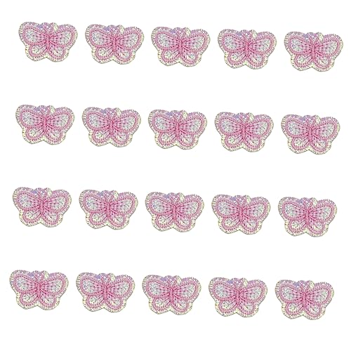 Gadpiparty 20 Stück Aufbügelbare Flicken Fluoreszierende Schmetterlinge für Kleidung Diy Reparaturpatches für Jeans und Kreative Verschönerungen Gadpiparty 20 Stück Aufbügelbare Flicken Fluoreszierende Schmetterlinge für Kleidung Diy Reparaturpatches für Jeans und Kreative Verschönerungen von Gadpiparty