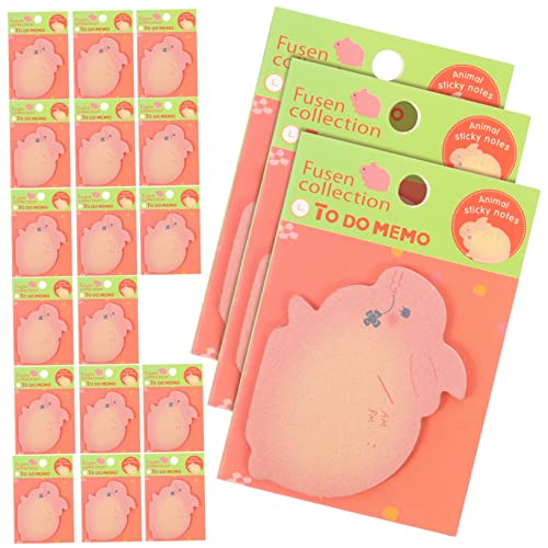 Gadpiparty 20 Stück Cartoon Tierform Haftnotizen Selbstklebende Notizblöcke für Schule Büro und Zuhause für Erinnerungen und To Do Listen Kawaii Design Tiermotiven von Gadpiparty