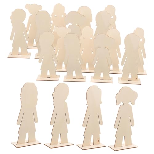 Gadpiparty 20 Stück DIY Holzfiguren Naturholz für Bastelarbeiten Unvollendete Holzschnittmuster für Dekorationen und Bastelprojekte Gadpiparty 20 Stück DIY Holzfiguren Naturholz für Bastelarbeiten Unvollendete Holzschnittmuster für Dekorationen und Bastelprojekte von Gadpiparty