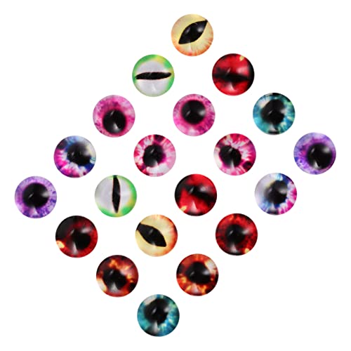 Gadpiparty 20 Stück Diy Glasaugen Cabochons Dekorative Patches für Schmuckherstellung und Handwerksprojekte Verschiedene Designs für Puppen und Kunsthandwerk Gadpiparty 20 Stück Diy Glasaugen Cabochons Dekorative Patches für Schmuckherstellung und Handwerksprojekte Verschiedene Designs für Puppen und Kunsthandwerk von Gadpiparty