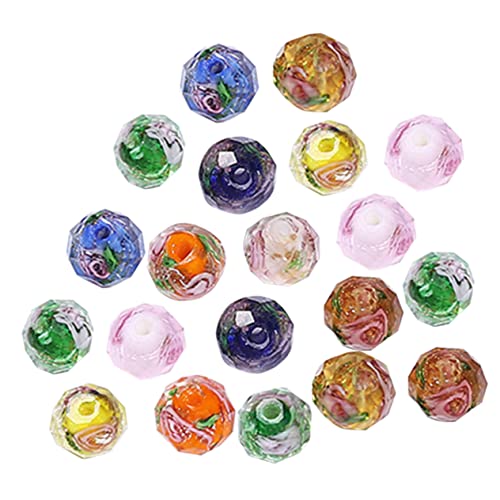 Gadpiparty 20 Stück Diy Glasperlen Bunte Facettenperlen für Schmuckherstellung Armbänder und Ohrringe für Kreative Handwerksprojekte Gadpiparty 20 Stück Diy Glasperlen Bunte Facettenperlen für Schmuckherstellung Armbänder und Ohrringe für Kreative Handwerksprojekte von Gadpiparty
