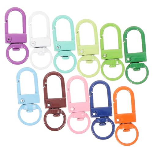 Gadpiparty 20 Stück Drehbare Schnallenringe Multifunktionale Karabinerhaken für Taschen Geldbörsen und Diy Projekte Leicht für Schlüssel Gürtel und Handtaschen Gadpiparty 20 Stück Drehbare Schnallenringe Multifunktionale Karabinerhaken für Taschen Geldbörsen und Diy Projekte Leicht für Schlüssel Gürtel und Handtaschen von Gadpiparty
