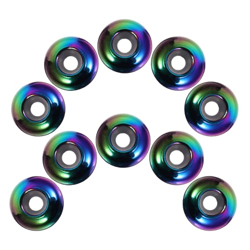 Gadpiparty 20 Stück Glatte Runde Metallperlen für Diy Armbänder Schmuckherstellung Gummiring für Sicheren Halt von Gadpiparty