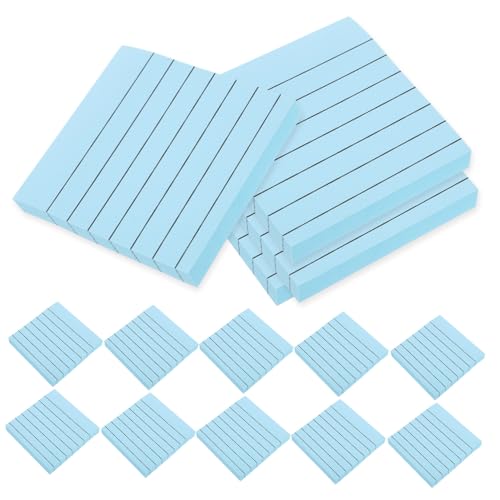 Gadpiparty 20 Stück Haftnotizen Und Schreibwaren Klebrig Pads Notizbilder Notizblock Mini Kleine Notizpolster Nachfüllen Schule Kleiner Notizblock Memo -pad Unterlage Papier Blau von Gadpiparty