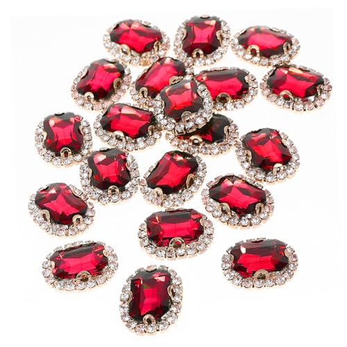 Gadpiparty 20 Stück Handnähte -dekorationszubehör Kleidung Strasssteine Dekorative Kleidung Strass Strasssteine von Hand Nähen Strassverzierungen Flatback Masse Strasssteine Glas Rot Gadpiparty 20 Stück Handnähte -dekorationszubehör Kleidung Strasssteine Dekorative Kleidung Strass Strasssteine von Hand Nähen Strassverzierungen Flatback Masse Strasssteine Glas Rot von Gadpiparty