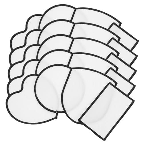 Gadpiparty 20 Stück Heißer Schmelzenkleberfleck Flecken Hallo für Stickerei nähen Stoff Wärmeübertragungspflaster Reparaturflicken aufbügeln gestickte Flicken zum Aufbügeln Polyester Weiß Gadpiparty 20 Stück Heißer Schmelzenkleberfleck Flecken Hallo für Stickerei nähen Stoff Wärmeübertragungspflaster Reparaturflicken aufbügeln gestickte Flicken zum Aufbügeln Polyester Weiß von Gadpiparty