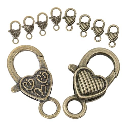 Gadpiparty 20 Stück Herz Schlüsselanhänger Clips Metal Schlüsselringe mit Karabiner für DIY Bastelprojekte Praktische Schlüsselbund Verschlüsse für Taschen und Accessoires Gadpiparty 20 Stück Herz Schlüsselanhänger Clips Metal Schlüsselringe mit Karabiner für DIY Bastelprojekte Praktische Schlüsselbund Verschlüsse für Taschen und Accessoires von Gadpiparty