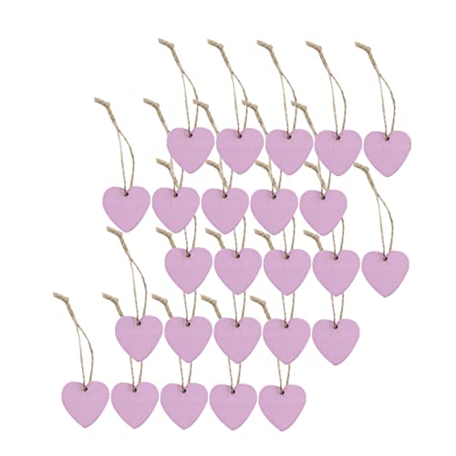 Gadpiparty 20 Stück Herzförmige Holzanhänger für Valentinstag Kreative DIY Holzdekorationen Romantische Holzherzen Lila für Heim und Partydekorationen Gadpiparty 20 Stück Herzförmige Holzanhänger für Valentinstag Kreative DIY Holzdekorationen Romantische Holzherzen Lila für Heim und Partydekorationen von Gadpiparty