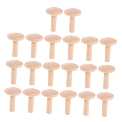 Gadpiparty 20 Stück Holz Dübel T Förmig Rundkopf Langlebige Pins für Möbel DIY Bastelprojekte Einfache Montage Vielseitig für Kreative und Handwerksaktivitäten Gadpiparty 20 Stück Holz Dübel T Förmig Rundkopf Langlebige Pins für Möbel DIY Bastelprojekte Einfache Montage Vielseitig für Kreative und Handwerksaktivitäten von Gadpiparty