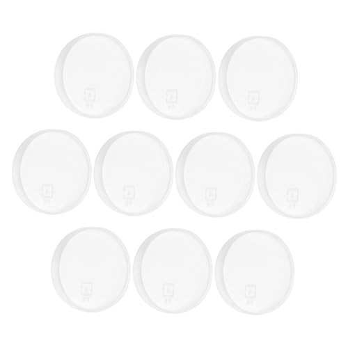 Gadpiparty 20 Stück Kleberspender Decoupage-kleber Kleine Leimwanne Leimschalen Papierquilling -werkzeug Kleben Bulk-kleber Herstellung Handwerk Klare Klebeplatte Weiß Plastik von Gadpiparty