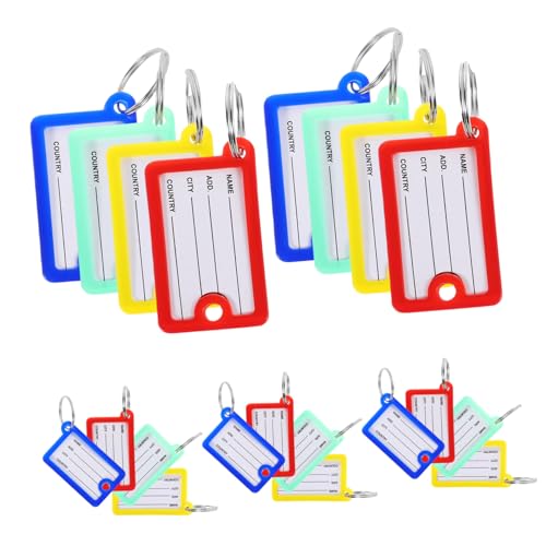 Gadpiparty 20 Stück Kunststoff Schlüsselanhänger mit Beschriftbaren Nummern Robuste Schlüsselschilder in Rot Gelb Blau Grün Beschreibbare Key Tags für Reise Gepäck Büro Zuhause zur Gadpiparty 20 Stück Kunststoff Schlüsselanhänger mit Beschriftbaren Nummern Robuste Schlüsselschilder in Rot Gelb Blau Grün Beschreibbare Key Tags für Reise Gepäck Büro Zuhause zur von Gadpiparty