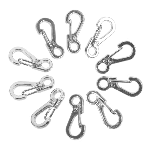 Gadpiparty 20 Stück Mini Karabiner Clips Schnappverschluss für Schmuck und Schlüsselanhänger Rostbeständig und Langlebig für DIY Projekte und Outdoor Aktivitäten Gadpiparty 20 Stück Mini Karabiner Clips Schnappverschluss für Schmuck und Schlüsselanhänger Rostbeständig und Langlebig für DIY Projekte und Outdoor Aktivitäten von Gadpiparty