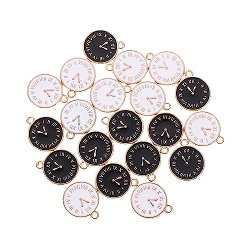 Gadpiparty 20 Stück Schmuck Anhänger im Uhren Design Kreative DIY Schmuckaccessoires für Armbänder und Ohrringe für Bastelprojekte und von Gadpiparty