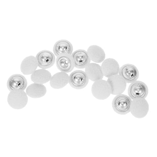 Gadpiparty 20 Stück Stoffknöpfe: 15 Mm Runde Metallknöpfe Für Blazer, Wollmäntel, Hemden, Pullover, Nähzubehör Für Kleidung von Gadpiparty