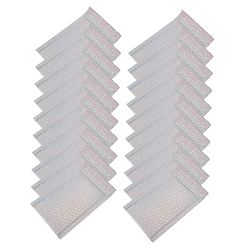 Gadpiparty 20 Stück Stoßdämpfer Geschenktüte Mailer Umschläge Versandtaschen Luftpolstertaschen Klein Gepolstert Beutel Luftpolstertaschen Für Große Mengen Silver Sport von Gadpiparty