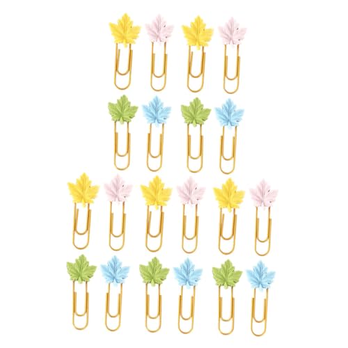 Gadpiparty 20 Stück Teiliges Bunte Metall Lesezeichen Clips mit Niedlichem Ahornblatt Design Stabile Büroklammern für Planer Dokumentenhalter Vielseitig Einsetzbar für Schule Büro und Zuhause Gadpiparty 20 Stück Teiliges Bunte Metall Lesezeichen Clips mit Niedlichem Ahornblatt Design Stabile Büroklammern für Planer Dokumentenhalter Vielseitig Einsetzbar für Schule Büro und Zuhause von Gadpiparty