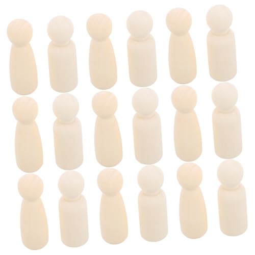 Gadpiparty 20 Stück Teiliges DIY Holzfiguren Naturholz Peg People zum Bemalen für originelles Basteln Handpuppen Holzpuppen Bastelset für Malen und Puppenspiel Gadpiparty 20 Stück Teiliges DIY Holzfiguren Naturholz Peg People zum Bemalen für originelles Basteln Handpuppen Holzpuppen Bastelset für Malen und Puppenspiel von Gadpiparty