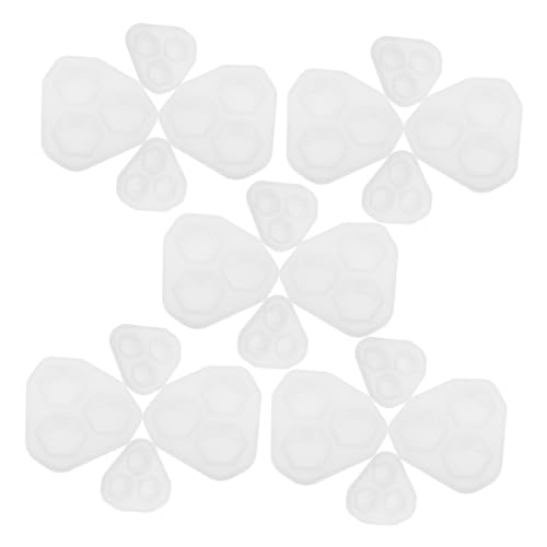 Gadpiparty 20 Stück Teiliges Diamant Silikonform für Epoxidharz Schmuckherstellung Resin Diamant Gießformen Vielseitig Kompatibel mit Epoxy und Kunstharz Diy Basteln Kristallanhänger Formen von Gadpiparty
