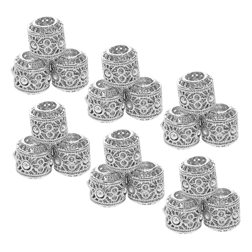 Gadpiparty 20 Stück Teiliges Ethno zwischenperlen aus Zinklegierung Filigrane Metallperlen für DIY Schmuckherstellung Einzigartige Perlen zum Auffädeln und Basteln von Armbändern und Ketten von Gadpiparty