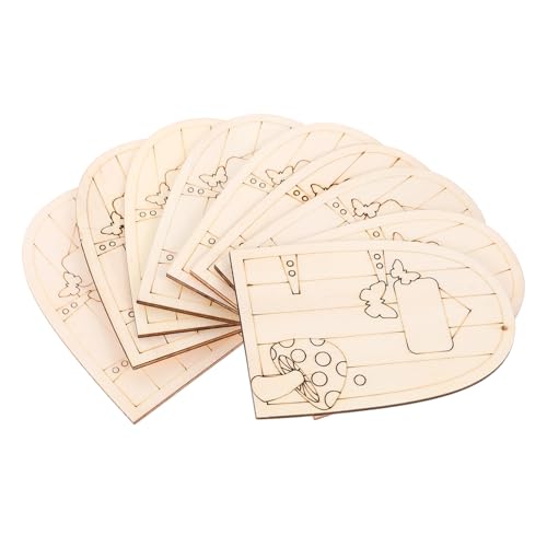 Gadpiparty 20 Stück Teiliges Holz Feentüren für Garten DIY Handbemalt Langlebig Robust Feenhaus Dekoration Türornament für Baum und Mikro Landschaft von Gadpiparty